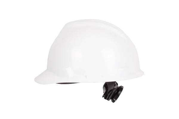 MSA M2303541ARF Casco tipo Cachucha V-Gard® Blanca Suspensión Fas-Trac III ® tipo Matraca de 4 puntos (Pza)