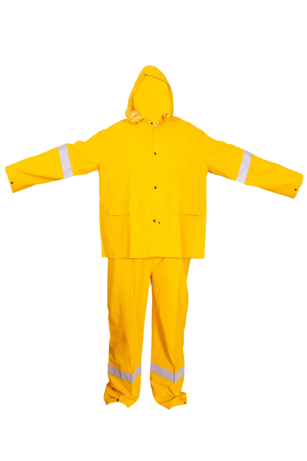 MR Serguridad DZ1002R Impermeable 2 Piezas con Reflejante Color Amarillo (Pza)