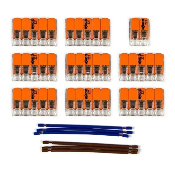 Kit conexión WAGO florón de 13 salidas cable 2 hilos