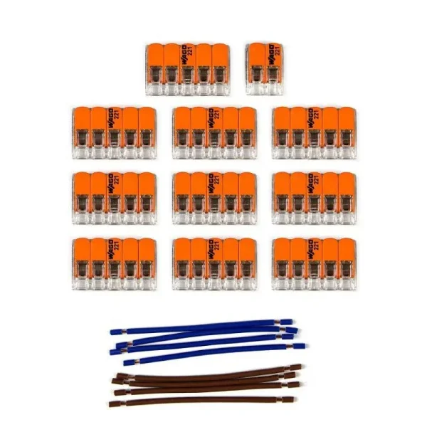 Kit conexión WAGO florón de 15 salidas cable 2 hilos