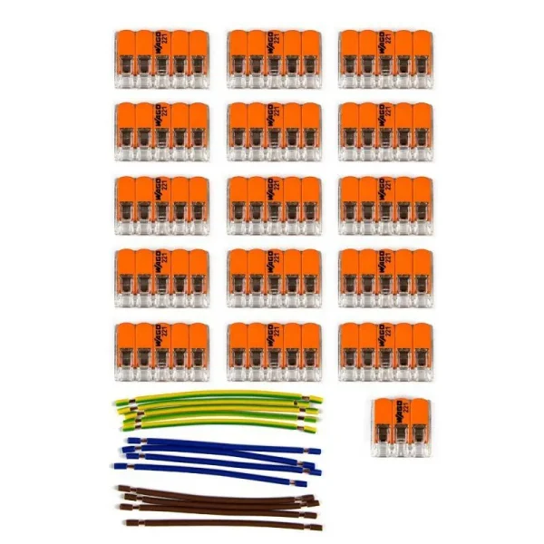 Kit conexión WAGO para florón de 15 salidas cable 3 hilos