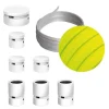 Kit guirnalda cable textil  7 accesorios acabado blanco 5mts - Imagen 59