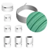Kit guirnalda cable textil  7 accesorios acabado blanco 5mts - Imagen 53