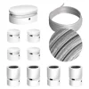Guirnalda linear cable textil 9 accesorios color blanco 5mts - Imagen 50