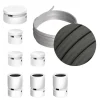 Kit guirnalda cable textil  7 accesorios acabado blanco 5mts - Imagen 47
