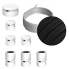 Kit guirnalda cable textil  7 accesorios acabado blanco 5mts - Imagen 44