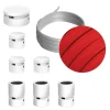 Kit guirnalda cable textil  7 accesorios acabado blanco 5mts - Imagen 38