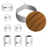 Kit guirnalda cable textil  7 accesorios acabado blanco 5mts - Imagen 26
