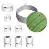 Kit guirnalda cable textil  7 accesorios acabado blanco 5mts - Imagen 11