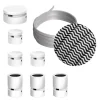Kit guirnalda cable textil  7 accesorios acabado blanco 5mts - Imagen 20