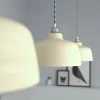 Lámpara colgante de cerámica Campana y acabados metálicos - Imagen 9