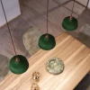 Lámpara colgante de cerámica Campana y acabados metálicos - Imagen 2