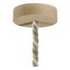 Lámpara colgante accesorios de madera y cordón náutico XL - Imagen 13