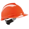 MSA M2305761ARF Casco tipo Cachucha V-Gard® Naranja Suspensión Fas-Trac III® tipo Matraca de 4 puntos (Pza) - Imagen 2