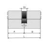 WINKHAUS Cilindro de seguridad X-TRA 30/30 LT Puntos - Imagen 2