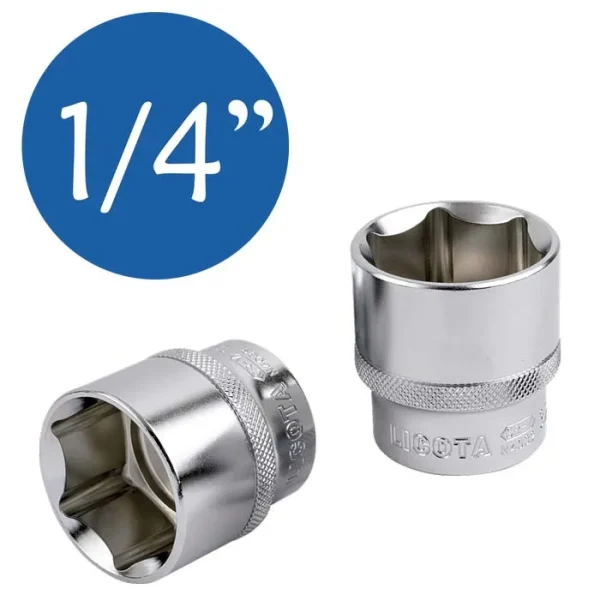 Vasos cortos 6 caras 1/4″