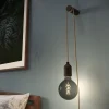 Pasacable madera para cable textil fijación a pared - Imagen 7