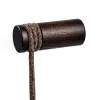 Pasacable madera para cable textil fijación a pared - Imagen 6