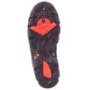 Pitbull 1023 Zapato Choclo Flor Entera Negra Suela PU Hilo Naranja (Par) - Imagen 5