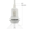 Portalámparas baquelita para pantallas E27 interruptor - Imagen 4