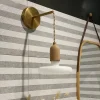 Portalámparas de madera E27 con prensa cables oculto - Imagen 8