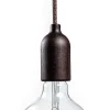 Portalámparas de madera E27 con prensa cables oculto - Imagen 21