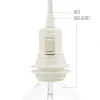Portalámparas termoplástico para pantallas E27 interruptor - Imagen 5