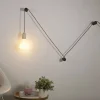 Pasacable madera para cable textil fijación a pared - Imagen 14