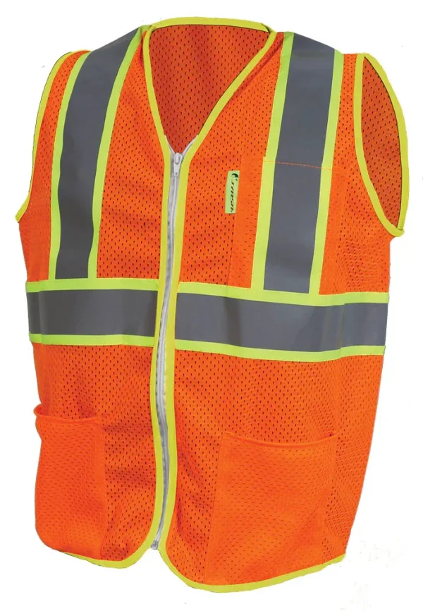 Jyrsa SR-1210 Chaleco Tela Jersey de Alta Visibilidad con Reflejante Textil (pza)