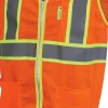 Jyrsa SR-1210 Chaleco Tela Jersey de Alta Visibilidad con Reflejante Textil (pza) - Imagen 3