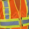 Jyrsa SR-1216 Chaleco Desmonatble Amarillo de Tela Jersey de Alta Visibilidad con Reflejante Textil Bicolor y abertura para usar arnés (pza) - Imagen 6