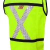 Jyrsa SR-2048 Chaleco Rescatista High Visibility Con Espalda tipo Jersey y Costados Cerrados (Pza) - Imagen 3