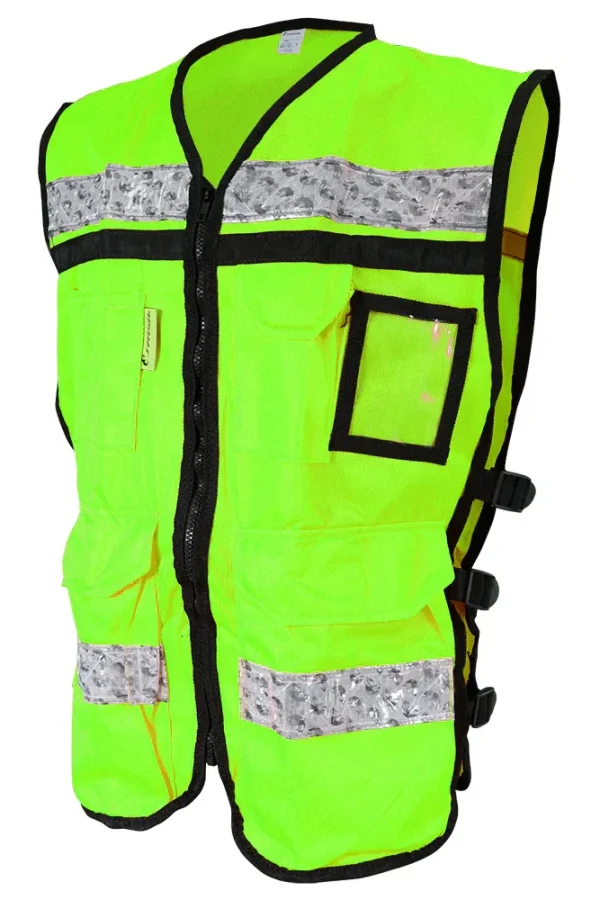 Jyrsa SR-2080 Chaleco Rescatista High Visibility Abierto  (pza)