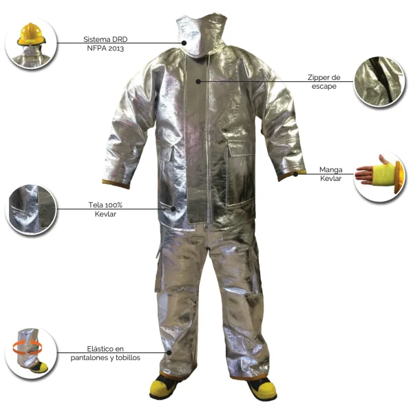 Sköld FPAPROX91 Traje de Bombero Aproximación Brigadista NFPA 91 (Pza)