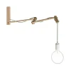 Soporte de pared madera regulable Pinocho XL aplique de pared - Imagen 6