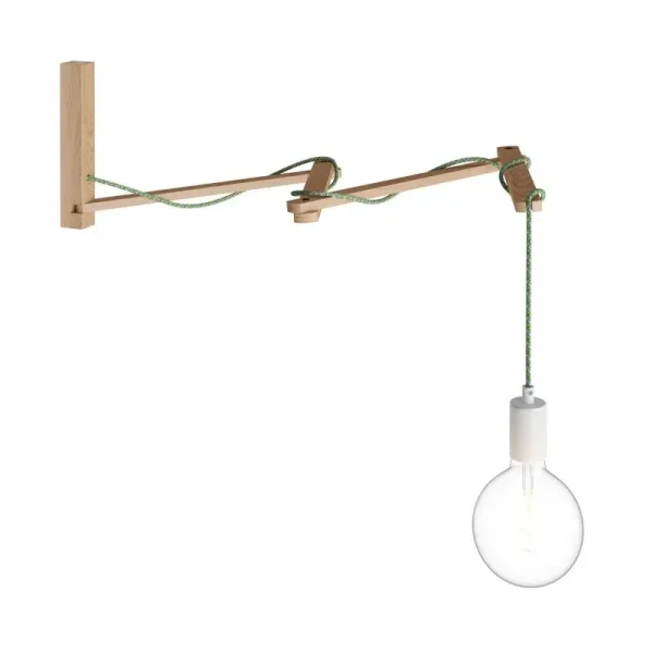Soporte de pared madera regulable Pinocho XL aplique de pared
