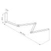 Soporte de pared madera regulable Pinocho XL aplique de pared - Imagen 4