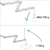 Soporte de pared madera regulable Pinocho XL aplique de pared - Imagen 3