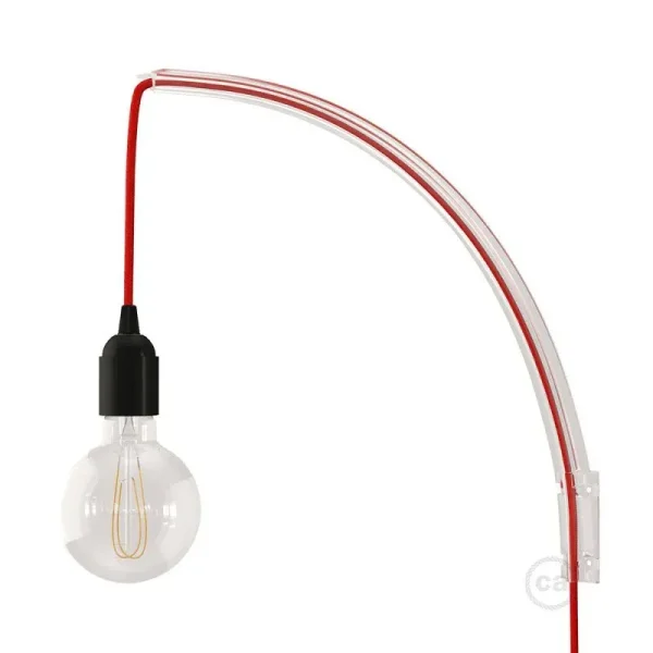 Soporte de pared transparente ARKO para lámparas colgantes