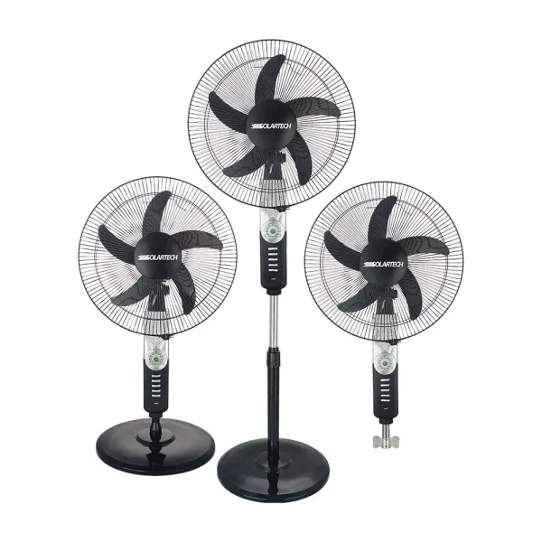 Ventilador Solar 16" 12V DC 3 En 1 marca Solartech