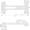 ABUS Retenedor SPN 110-021 N B Níquel - Imagen 2
