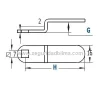 AGA Cerradura de seguridad Buzón 135 Serreta C-35-10 - Imagen 3