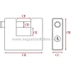 DISEC Candado de seguridad Magnético SAFY 6w - Imagen 2