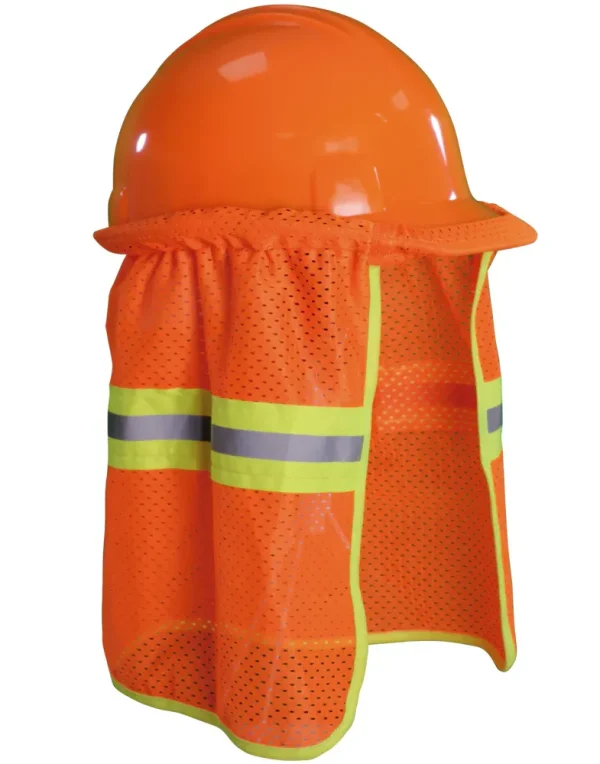 Jyrsa ECO-2001CRE Cubre Nuca High Visibility Con Elástico Para Casco.  (Pza)