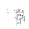 DISEC Escudo de seguridad Europerfil Magnético MG030 Latón 2K 2w - Imagen 5