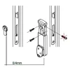 DISEC Escudo de seguridad Europerfil Magnético MG030 Latón 2K 2w - Imagen 7