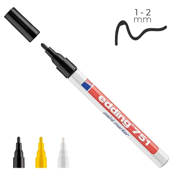 Edding 751 – Tinta opaca