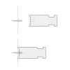 Pasacable madera para cable textil fijación a pared - Imagen 18