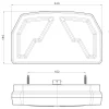 Luz LED para remolque de alta resistencia Fristom FT-371 con conector de bayoneta - Imagen 6