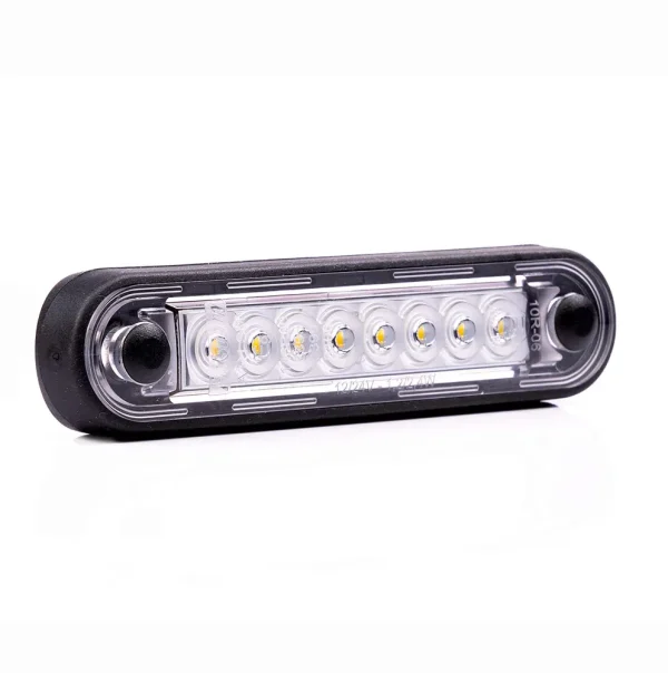 Foco marcador LED largo Fristom en blanco, ámbar y rojo